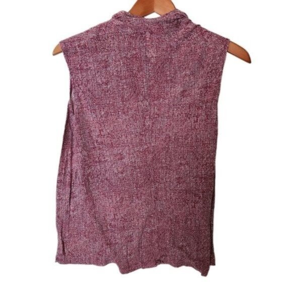 Cabi‎ Raspberry Knit Print V Neck Business Tee Top size M Medium - Picture 10 of 12